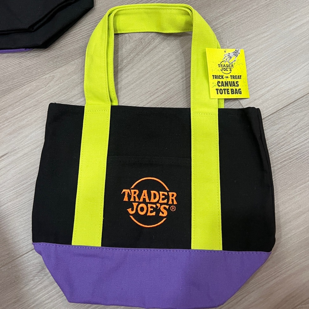 Trader Joe’s mini tote bag Halloween version